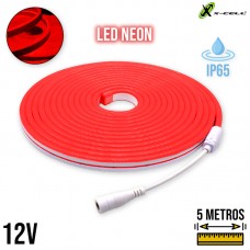 Fita Led Neon 12V IP65 XC-2835-10 X-Cell - Vermelho